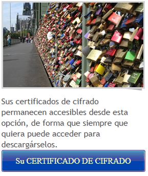 Descargar vuestro certificado de cifrado eComo firmar y cifrar correos con un certificado digital en Windowsn