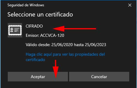 Certificado de Cifrado en Outlook en FormCiberSeg-Formación y Ciberseguridad