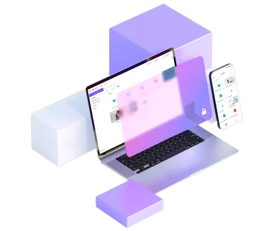 Imagen de varios dispositivos que acceden a Proton Drive para Windows publicada en el blog de Jevi, formciberseg, formación y ciberseguridad.
