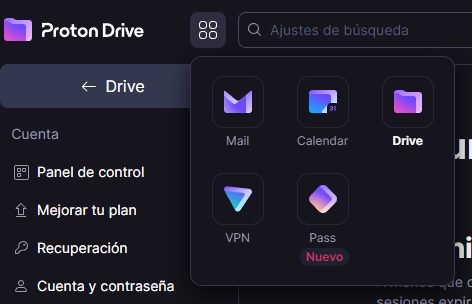 Aplicaciones gratuitas que incluye la creación de una cuenta de Proton Drive para Windows en el blog de Jevi, formciberseg, formación y ciberseguridad.