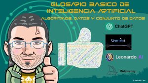 Portada del Glosario básico de inteligencia artificial: Algoritmos, Datos y conjuntos de datos en el blog de Jevi, Formciberseg.