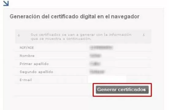 Generar certificado digital para firmar y cifrar correos electrónicos