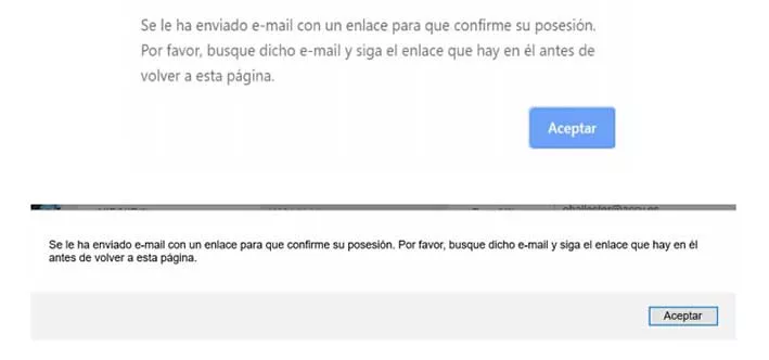 Validación de correo electrónico en el curso de seguridad en el correo electrónico