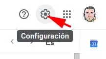 Ir a aplicaciones poco seguras en Gmail para permitir Outlook