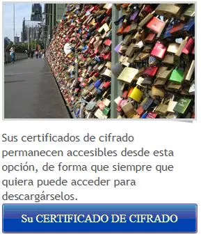 Descargar vuestro certificado de cifrado eComo firmar y cifrar correos con un certificado digital en Windowsn