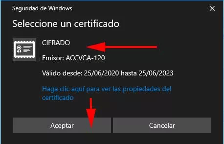 Certificado de Cifrado en Outlook en FormCiberSeg-Formación y Ciberseguridad