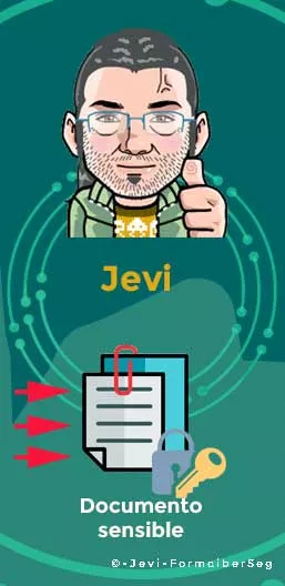 Jevi recibe el documento sensible