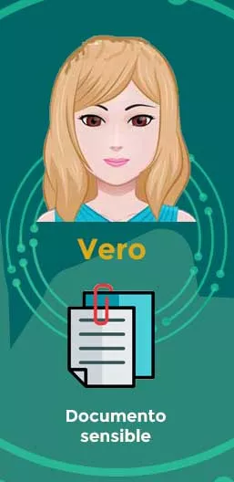 Vero tiene un documento sensible